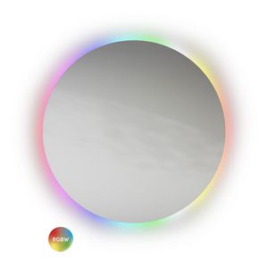 CM-Line spiegel 800mm m. indirecte LED RGBW verlichting