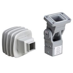 Scharnierbevestiging voor S3CM HMI 50mm² Gietstaal RAL7040