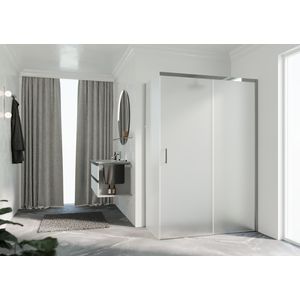 Deur Zeph 2.0 Ph 114 Link VeR114-117 Cm Satin Glas Chroom