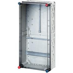 kWh meterk.+extra DIN-rail BM4 300x600x170mm Tr. deksel