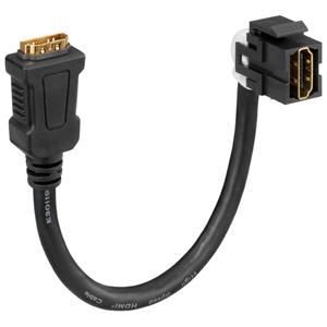 Keystone HDMI incl. 30cm Rutenbeck tbv in- opbouwunits zwa