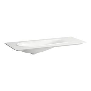 Wastafel 1200X500 afleg R Wit LCC H8179794001041