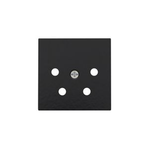 Afwerkingsset 4-polig inbouwcontactdoos PTT pianoblack