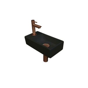 INK Versus Pack Porselein li Mat zwart/Mat rose goud 36x18