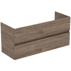 Wastafelmeubel TIEMPO 120x44cm 2x la flint hickory