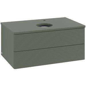 Wastafelonderkast Antao 800x360x500mm L.Green Matt Lacquer K19150HL