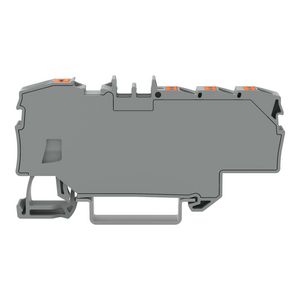 Verdeelklem Met drukknop 1x6 mm² / 6x1,5 mm² grijs VVE=12