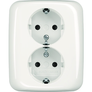 Wandcontactdoos ra dubbel kv inb R-alpin 2TKA00003898
