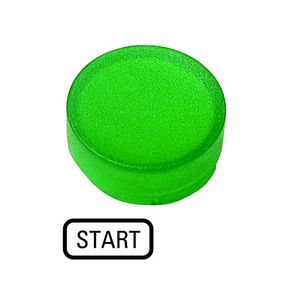 Lenzen hoog groen "start"