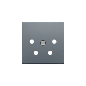 Afwerkingsset 4-polig inbouwcontactdoos PTT blue grey