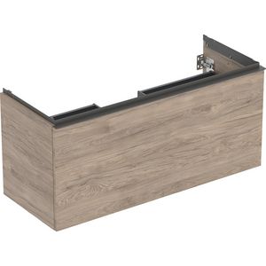 Wastafelonderkast Acanto 1 lade 1 binnenlade B120 Noten hickory
