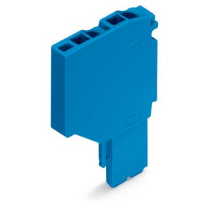 2-draads beginmodule FE steker Push-in 1,5 mm² blauw VVE=250