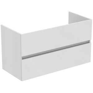 Wastafelmeubel TIEMPO 100x44cm 2x la wit