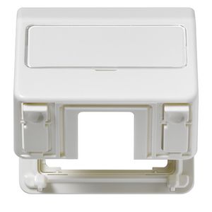 Data-aansluitkap CD500 a.wit m.klapdeks.