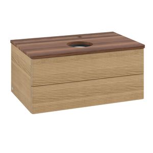 Wastafelonderkast Antao 800x360x500mm Honey Oak K19152HN