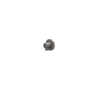 Wanduitlaat 1/2" geborsteld metal black PVD