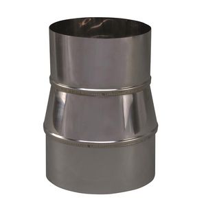 EW RVS verloopstuk 109mm uitw. - 100mm