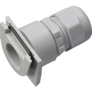 Adapter kabelinvoer M20 spatwaterdicht opbouw grijs