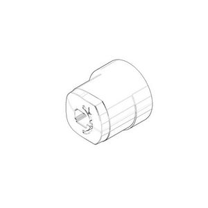 Greep v. wastafel staand Hendel 60x60x62mm chr