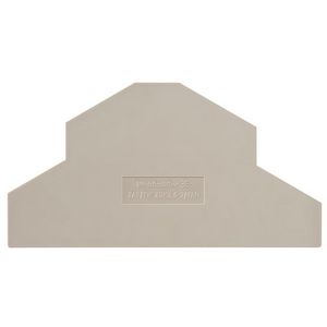 Afsluit- eindplaat (terminal) h:104mm b:1.5mm, VVE=20