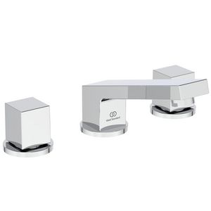 Wastafelmengkraan 3-gats 5l/min m. waste chroom Extra