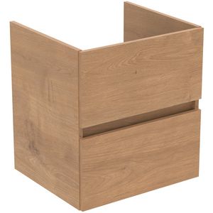 Wastafelmeubel TIEMPO 50x44cm 2x la natural licht eiken