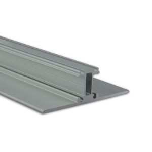 LED profiel PL13 L=2mtr. LED strips max.12mm zilver gepoedercoat