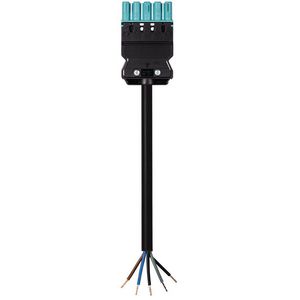 Aansluitsnoer GST18I5 female 1,5mm² 100cm B2CA turquoise VVE=30