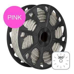 RoBust LED Rope 360° 25M 5W/m Roze IP65