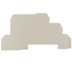 Afsluit- eindplaat d.beige h:90mm b:1.5mm V-0, VVE=20