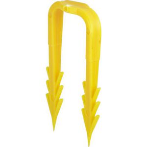 Clipbeugel 20x50 kunststof/geel VVE=500