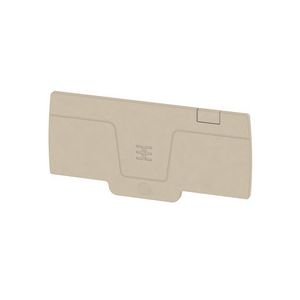 Afsluit- eindplaat d.beige h:84mm b:2.4mm V-0, VVE=20