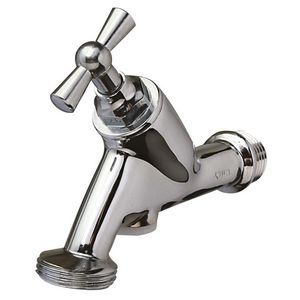 Beluchterkraan glansverchr. 1/2" krukbed.