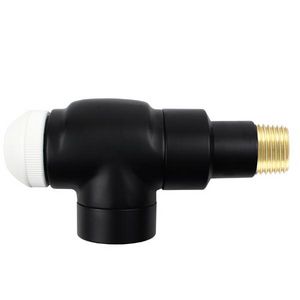 Thermostatische afsluiter De Luxe TS90 mat zwart (1792849)