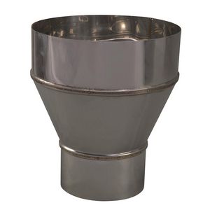 EW RVS verloopstuk 109mm uitw. - 180mm