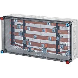 Mi Railk. voor trafo"s 400A 5 polig deelbaar BM4 600x300