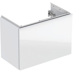 Acanto wastafelonderkast 1 lade 1 binnenlade comp B75 Wit glas