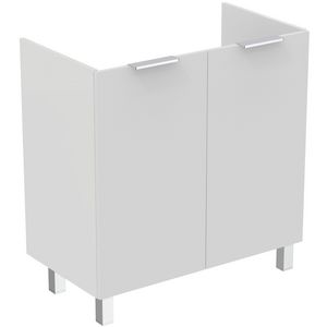 Wastafelmeubel 800x440x825mm 2 dr wit poten Tiempo