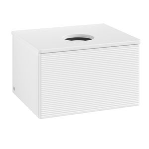Wastafelonderkast Antao 600x360x500mm White Matt Lacquer L29110MT