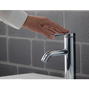 C.1 eenhendelwastafelmengkraan S chroom zonder waste