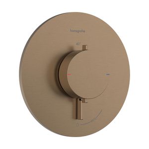 Inbouwthermostaat 1 functie Ecostat Comfort S Brushed Bronze
