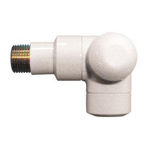 Thermostatische spilafsluiter CD De Luxe TS90 wit 1/2