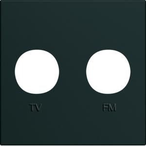 Centraalplaat antenne 45mm Gallery zwart