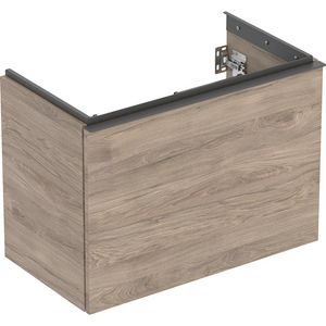 Acanto wastafelonderkast 1 lade 1 binnenlade compact B75 N.hickory