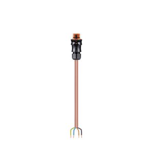 Aansluitsnoer RST20I4 male 2,5mm² 400cm olflex bruin