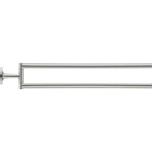 Starck T Handdoekhouder rvs Geborsteld 88x486x57mm