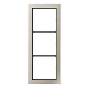 Afdekraam edelstaal 3-voudig LS-Flat Design