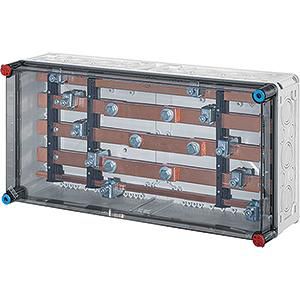 Mi Railk. voor trafo"s 630A 5 polig deelbaar BM4 600x300