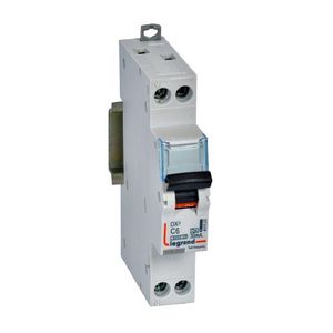 Kabelaansluitkast P + N C6 30mA A 1 module