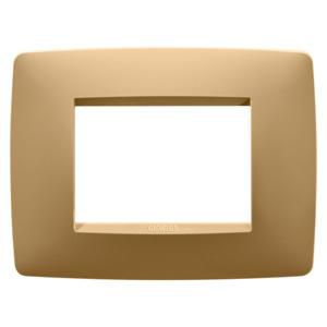 ONE PLAAT-VAN GELAKT TECHNOPOLYMEER-3 MODULE-GOUD-CH